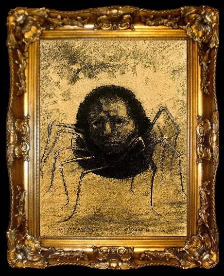 framed  Odilon Redon The Crying Spider, ta009-2